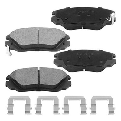 Front Ceramic Disc Brake Pad Set 4pcs Left Right