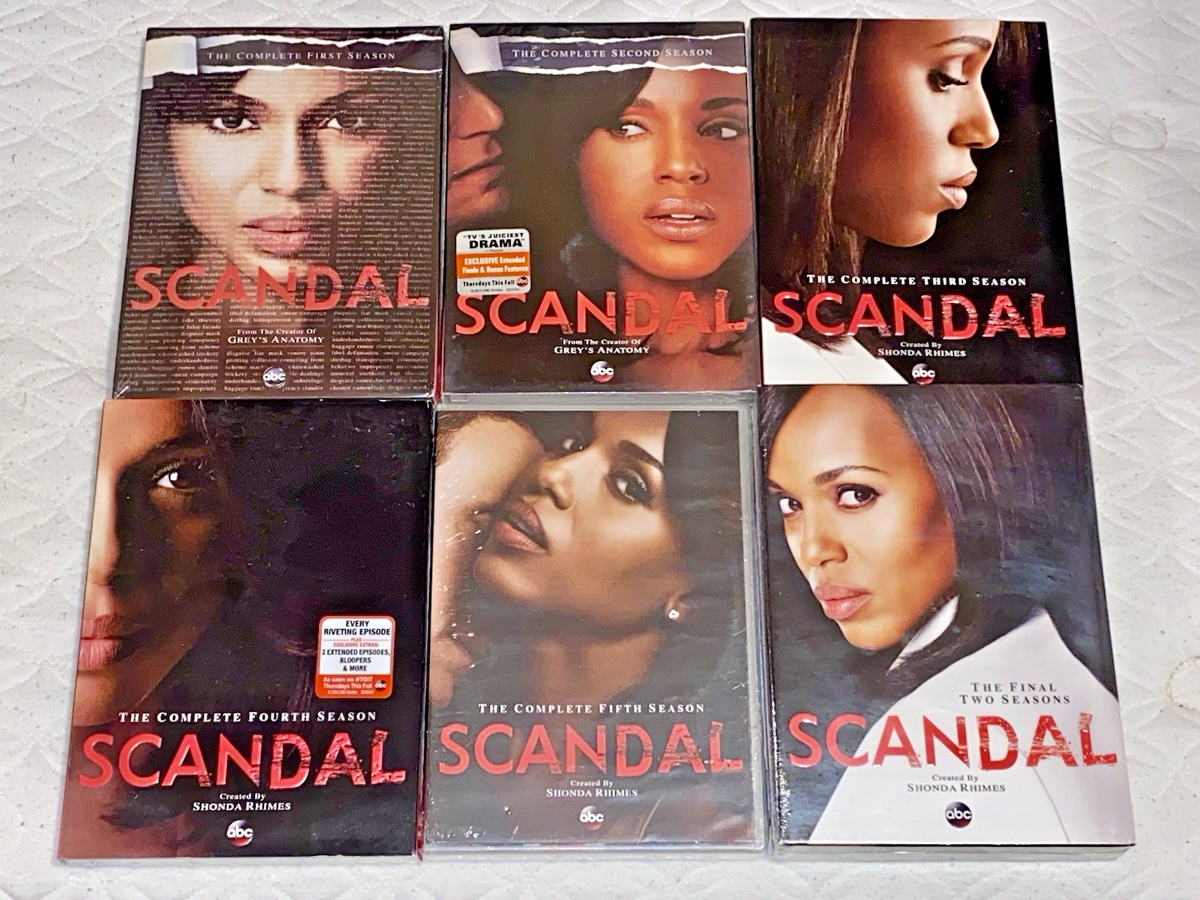 Scandal Complete Series Season 1-7, DVD, Kerry Washington, New