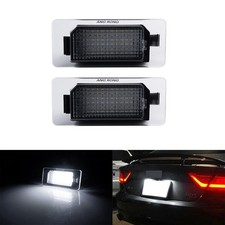 2x Xenon Weiss LED Kennzeichenbeleuchtung für VW Golf Plus 09+,Jetta IV 162 10+