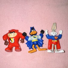 Vintage 1991 McDonald's Looney Tunes Lot: Taz, Daffy Duck, Bugs Bunny