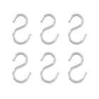 Takagi Stainless Steel S Hooks, 28mm, 6 Pieces