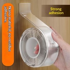 5M Heavy Duty Double-Sided Nano Tape Reusable Strong Stick Mounting Clear Tape