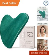 Jade Gua Sha Facial Tool for Acupuncture Therapy - Sculpt Soothe Your Skin