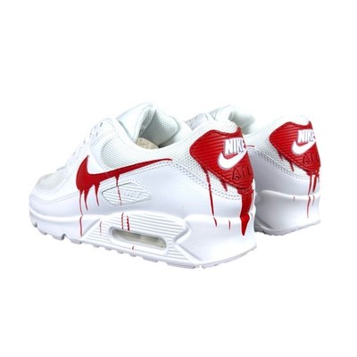 Custom Nike Air Max 90 Sneakers Handmade Painted Dripped Shoes