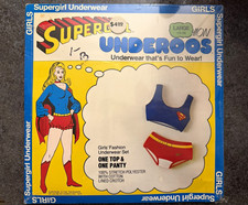 Vintage 1978 Supergirl Underoos Girls Large 12-14 Sealed NOS DC Comics