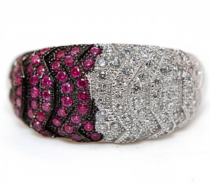 2CT Heat Treated Rubellite Tourmaline 925 Sterling Silver Ring Sz 6 MM3-6