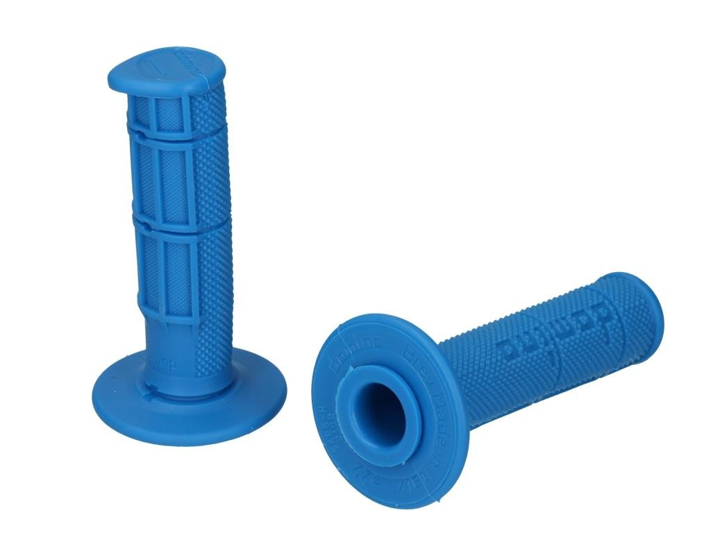Domino MX Handlebar Grips Closed Universal Blue
