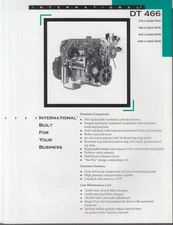 1994 International DT 466 Diesel Engine sales brochure
