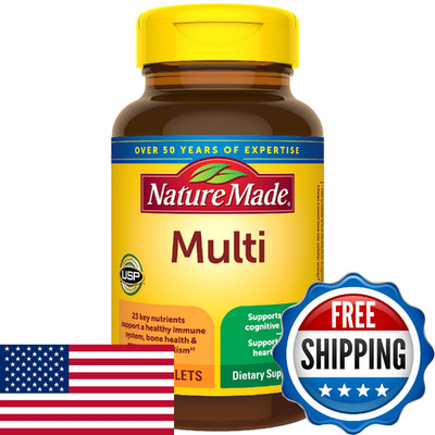 Nature Made Multivitamin Tablets with Vitamin D3 and Iron, 130 Count for Daily N