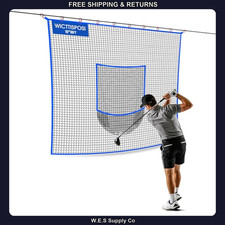 Heavy Duty Golf Practice Net, 10ft Backyard Driving Range Hitting Barrier