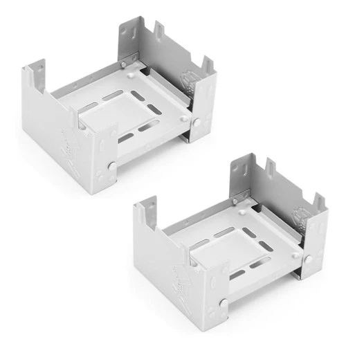 2 Pack Solid Fuel Stove Portable Compact Mini Foldable Solid Alcohol Spirit W... - Picture 1 of 6