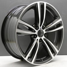 BMW 3 4 Série F30 F31 F32 442M Gris Alliage Jante OEM Arrière 8.5J Véritable