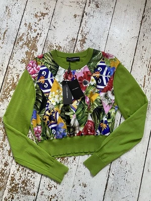 Dolce & Gabbana Patchwork Pullover It38 Neu - Bild 1 von 4