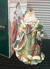 Fitz and Floyd Enchanted Holiday It Came Upon a Midnight Clear Musical Santa