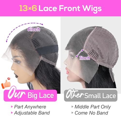 Body Wave Lace Front Wigs Human Hair 13x6 Transparent HD Lace Frontal Wigs Hu... - Picture 4 of 6