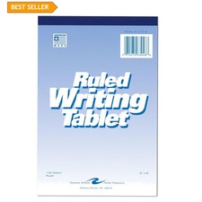 Versatile 6x9 Wide Ruled Writing Tablet - Perfect for Correspondence  Notes