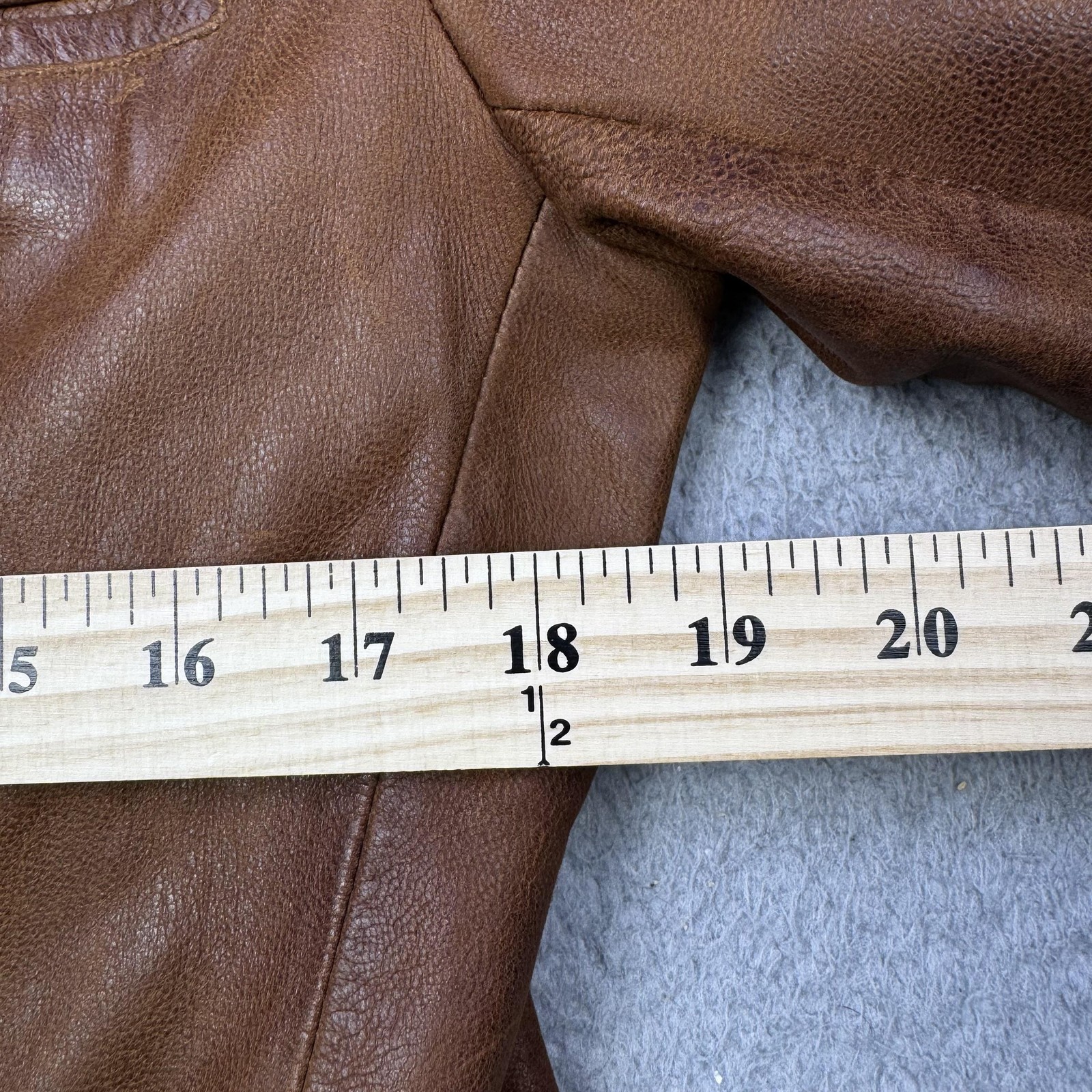 Mossimo Leather Jacket Womens Medium Button Front… - image 12