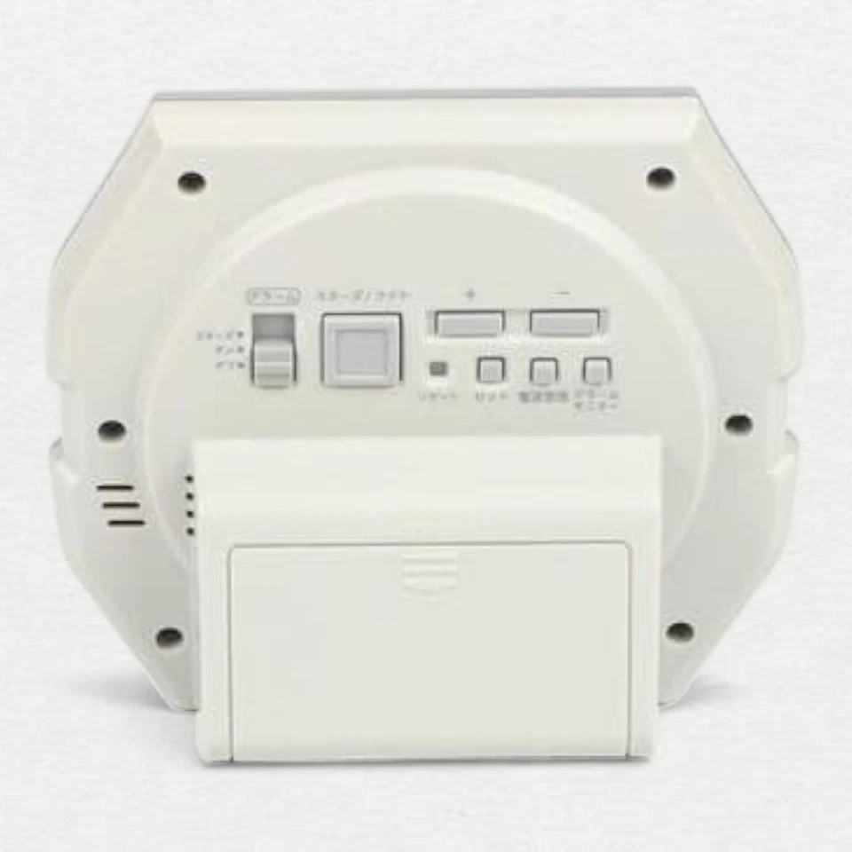 CASIO WAVE CEPTOR DQD-851J-8JF Electric Wave Alarm Clock Digital Silver - Image 2 of 4