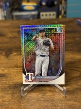 2025 Bowman - Corey Seager #38 Chrome Mojo Refractor
