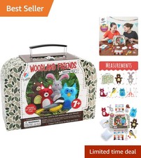 Complete Woodland Animals Sewing Kit for Kids - Perfect Craft Activity Ages 7 