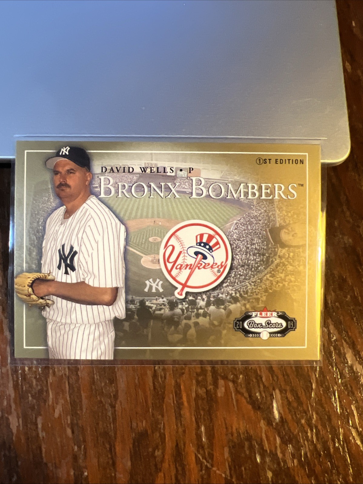 David Wells 2003 Fleer Box Score Bronx Bombers 1st Edition #243 /100 Yankees
