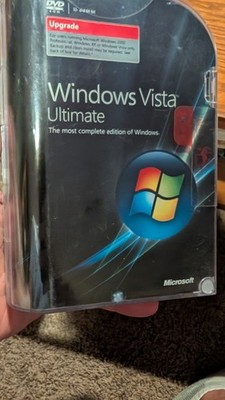 Microsoft Windows Vista Ultimate Upgrade 32 & 64-Bit DVD w/ Product Key