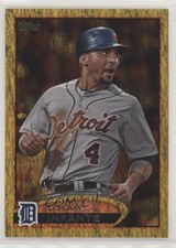 2012 Topps Update Gold Sparkle Omar Infante #US53 3a3
