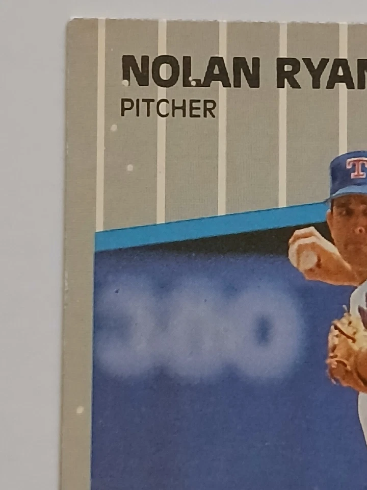 1989 Fleer Update - Nolan Ryan #U-67  RARE ERROR CARD! - Image 2 of 4
