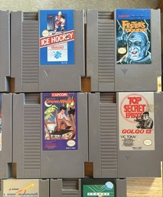 11 Nintendo NES Games Untested Includes Tetris