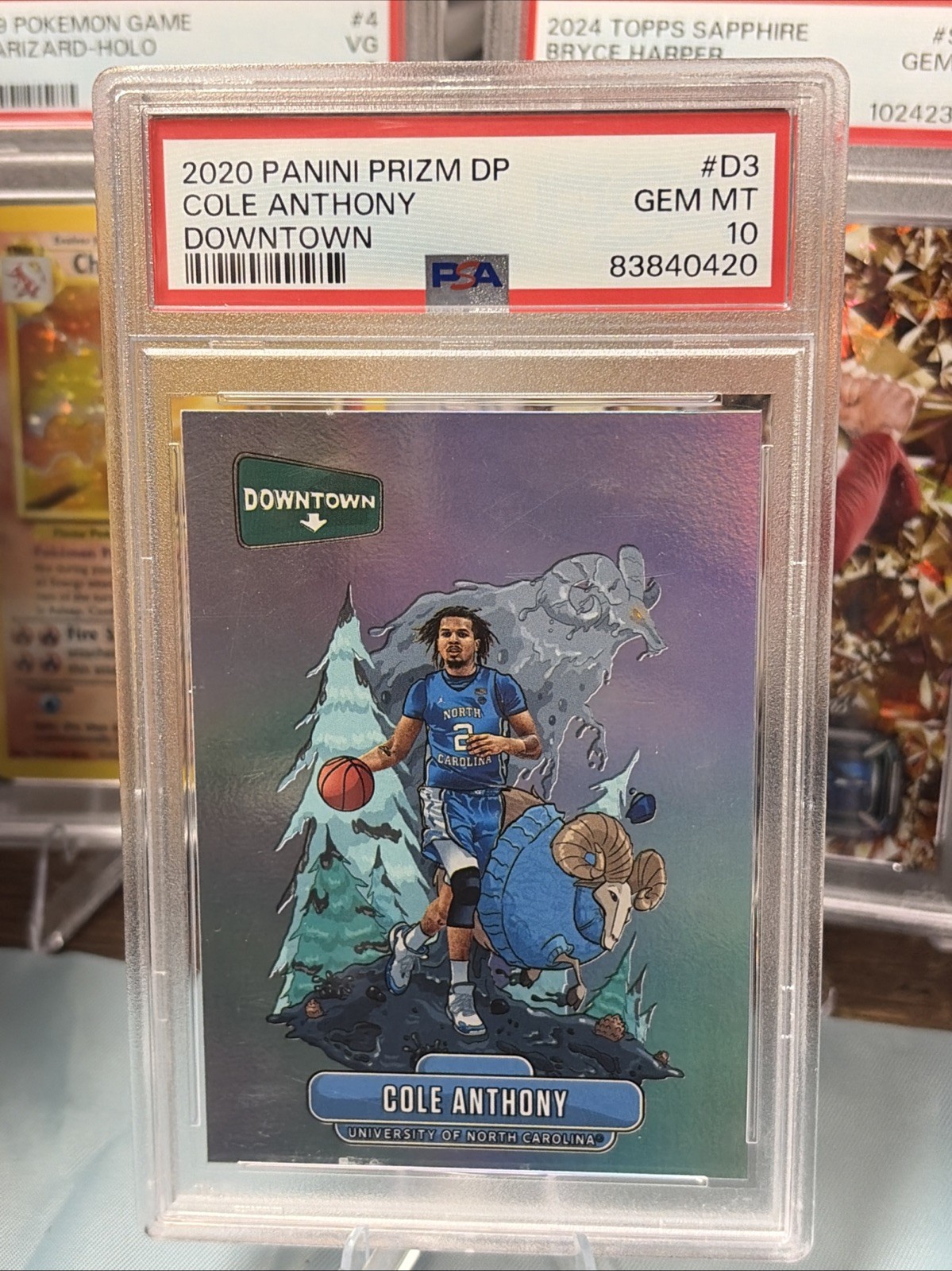 2020-21 Panini Prizm Draft Picks - Downtown Cole Anthony #D-3 (RC)