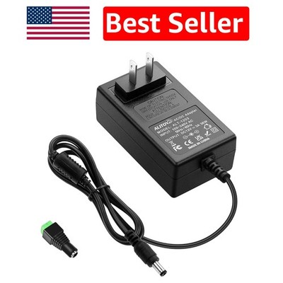Universal 12V 3A Power Adapter, 36W with Overload & Short-circuit Protection