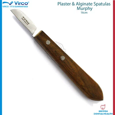VIRCO UK Plaster Murphy Dental Small Wooden Handle Dental Orthodontic Dental Lab