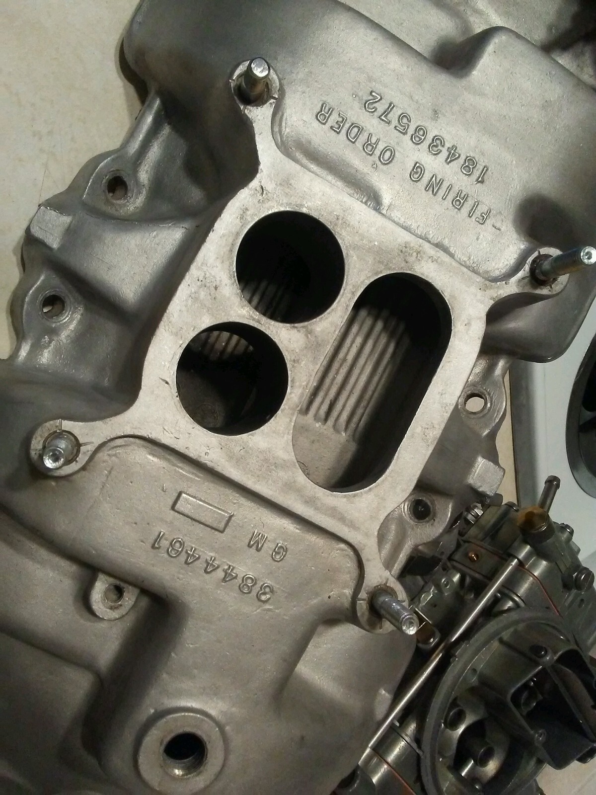 1964 1965 Corvette L79 327 350 hp Intake Manifold 3844461 W/Holley