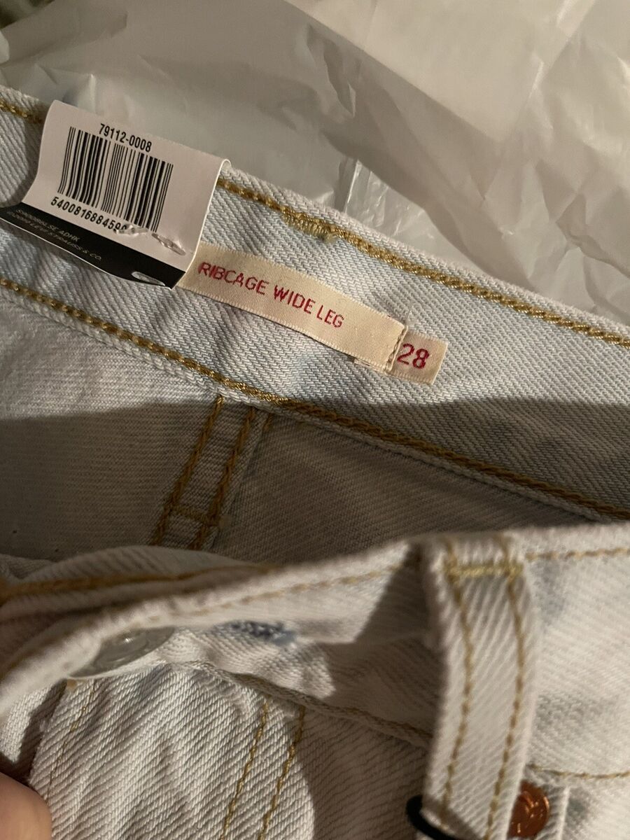 Levis Premium Ribcage Wide Leg Light Wash Women's Full Levis Premium Ribcage Wide Leg Light Wash Women's Full