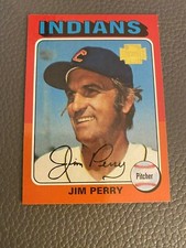 2001 Topps #263 Jim Perry Cleveland Indians re-print card