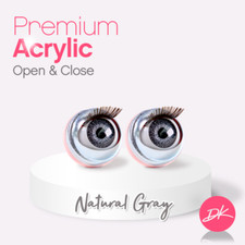 Natural Gray Blinking Doll Eyes for 18''dolls American girl doll Brown Doll Eyes