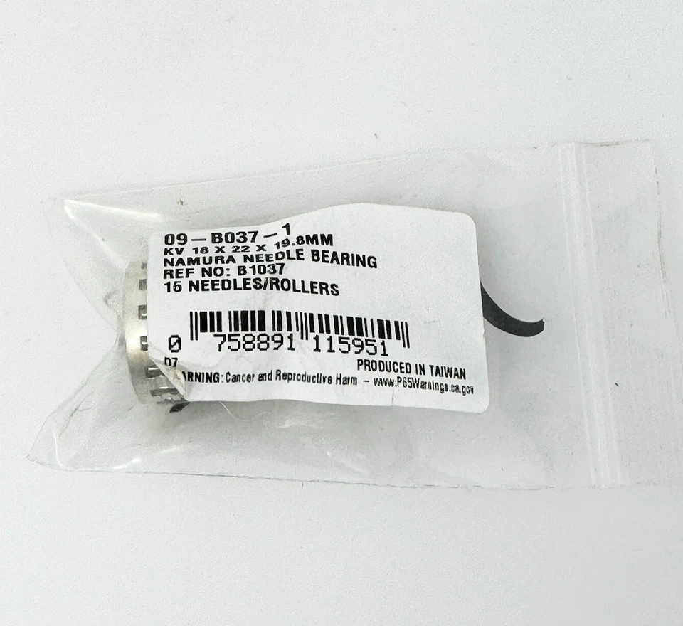 Rodamiento de pasador de muñeca de extremo superior Namura 09-B037-1 18 x 22 x 19,8 mm Foto 2 de 3