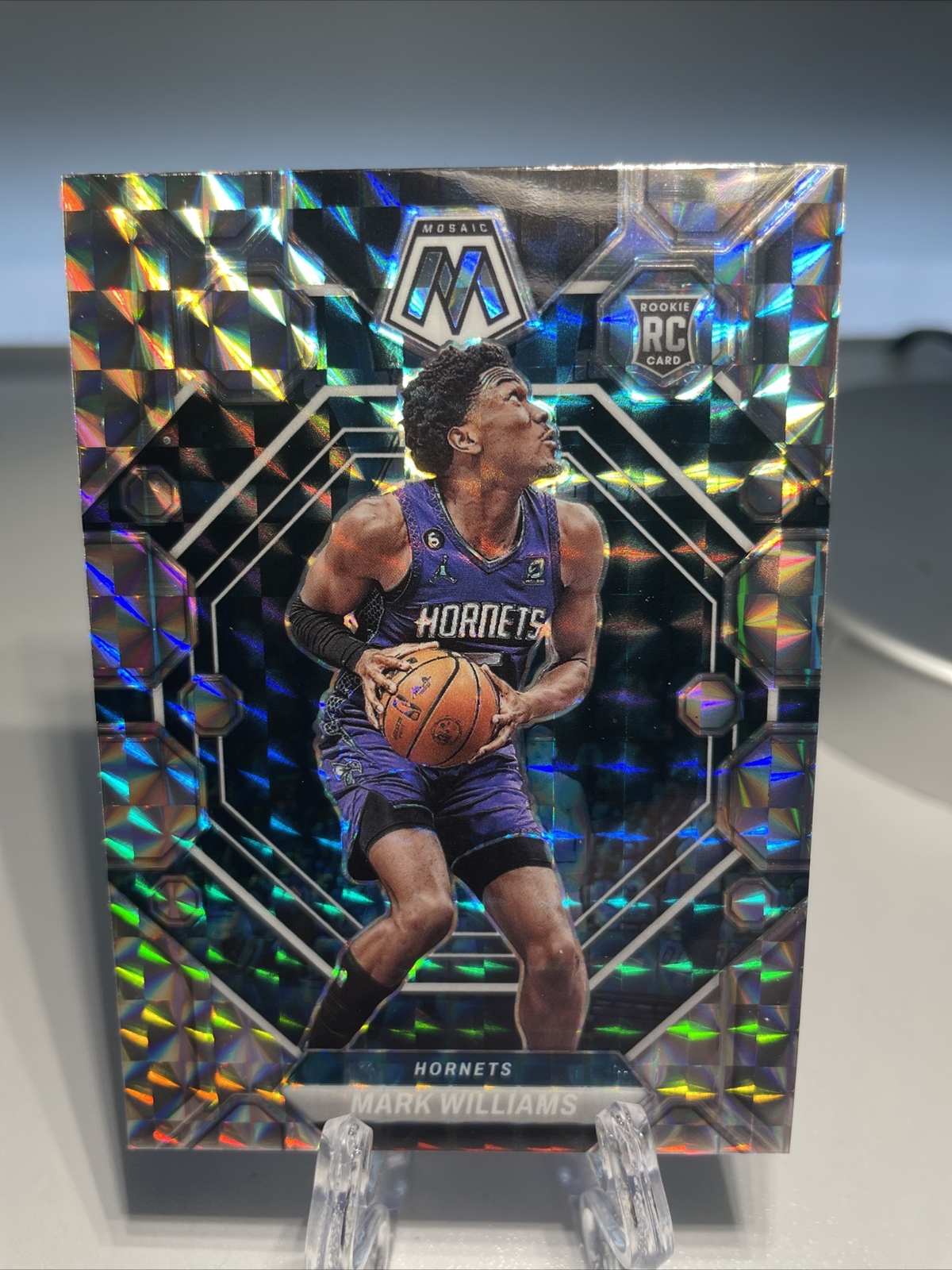 2022-23 Panini Mosaic Basketball - Mark Williams Rookie Silver Mosaic Prizm #230