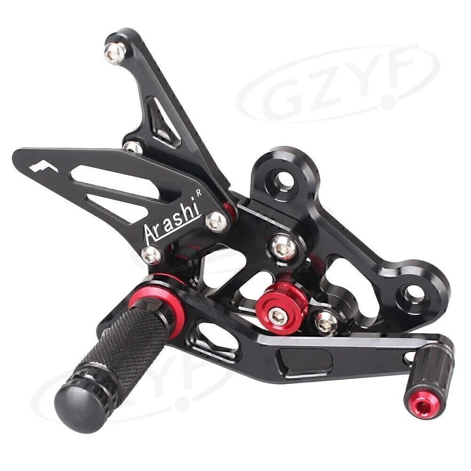 Footrest Rearset Foot Pegs Kit For Suzuki GSXS750 15-16/ GSR750 11-16 Adjustable - Image 2 of 4