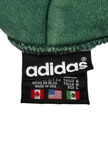 Adidas Mens Large Hoodie Vintage Equipment Made In USA Faded Sunfaded Distressed - Picture 7 of 15
