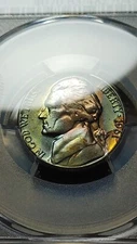 1961 D Jefferson Nickel 5C PCGS MS63 Awesome Toning            4331