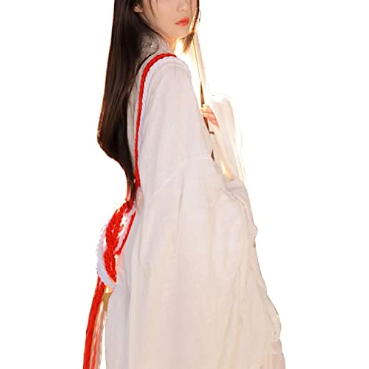 Mujer Vestido Hanfu Tradicional Chino Antiguo Disfraz Dinastía Han Manga Ancha