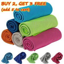 Cooling Towel Neck Wrap Chilly Ice Towel for Sports Running Jogging Yoga 2024