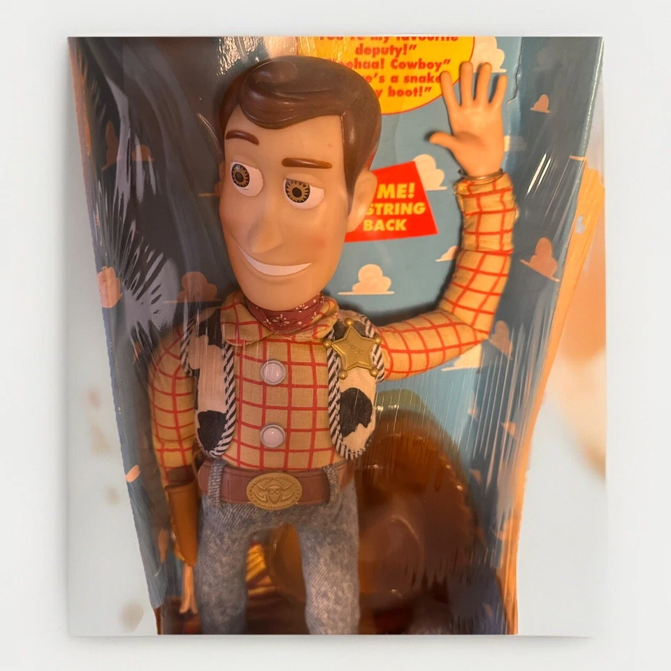 Disney Toy Story Tire-String Talking Woody Bazz Cabeza de patata Slinky Dog 1995 Foto 3 de 4