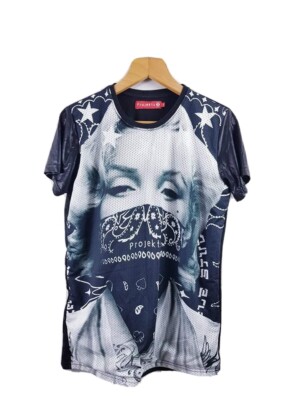 Projekts Herren T-Shirt Marlin Moore Grafik Hip Hop Print Größe Small S 