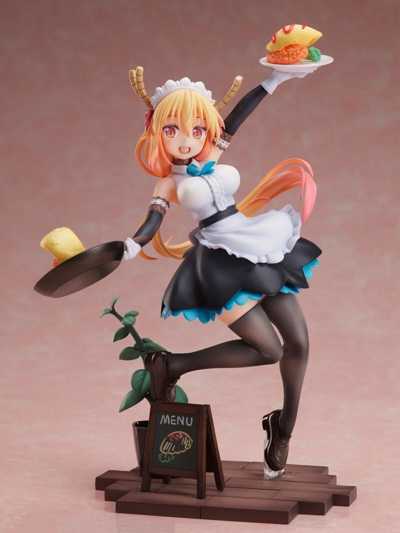 Anime Miss Kobayashi's Dragon Tohru Maid Cafe Ver. 1/7 PVC Figures Model  Statues