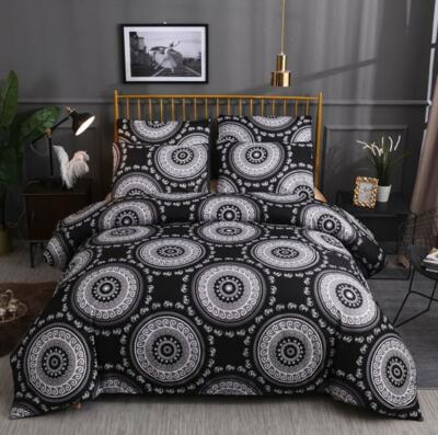 3D White Pattern NAO5277 Bed Pillowcases Quilt Duvet Cover Set Queen King Fay