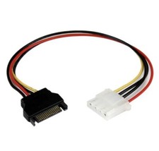1FT StarTech SATA 15-Pin Female to LP4 Male Power Cable Adapter