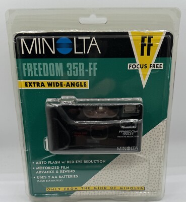 Minolta Freedom 35R-FF 35mm Film Camera - Extra Wide Angle - NEW Sealed!