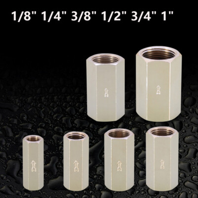 1/8'' - 1'' BSP Female Thread Check Valve One Way Non-return Valve Water Oil Gas